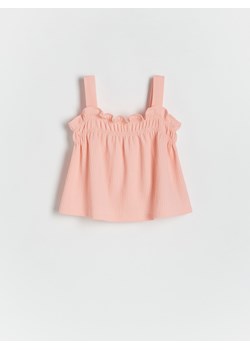 Reserved - Top na ramiączkach - pomarańczowy ze sklepu Reserved w kategorii Bluzki dziewczęce - zdjęcie 172270020