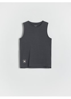Reserved - T-shirt bez rękawów - ciemnoszary ze sklepu Reserved w kategorii T-shirty chłopięce - zdjęcie 172270262