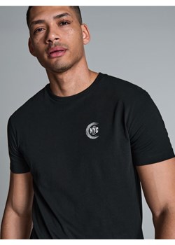 Sinsay - Koszulka z nadrukiem - czarny ze sklepu Sinsay w kategorii T-shirty męskie - zdjęcie 172271343