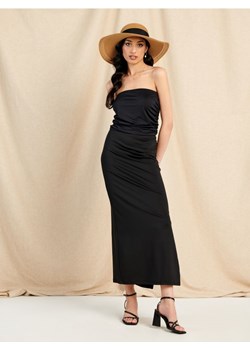 Sinsay - Spódnica midi z marszczeniami - czarny ze sklepu Sinsay w kategorii Spódnice - zdjęcie 172271420