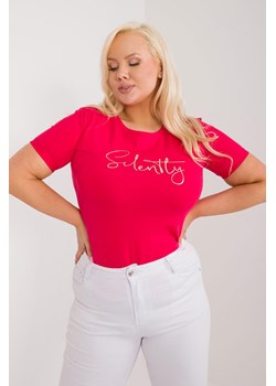 Damska koszulka plus size czerwona ze sklepu 5.10.15 w kategorii Bluzki damskie - zdjęcie 172272661