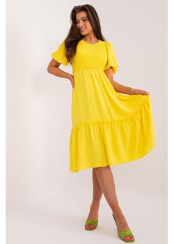 Sukienka krótka żółta ze sklepu 5.10.15 w kategorii Sukienki - zdjęcie 172272781