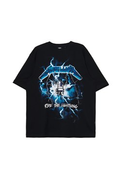 Cropp - Czarny t-shirt Metallica - czarny ze sklepu Cropp w kategorii T-shirty męskie - zdjęcie 172273211