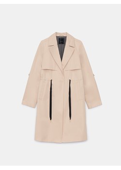Mohito - Beżowy płaszcz - beżowy ze sklepu Mohito w kategorii Płaszcze damskie - zdjęcie 172273253