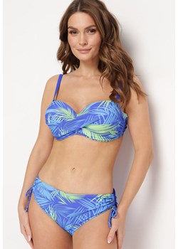 Niebieski Dwuczęściowy Komplet Bikini Biustonosz z Usztywnieniem Majtki Typu Figi Roseria ze sklepu Born2be Odzież w kategorii Stroje kąpielowe - zdjęcie 172275463