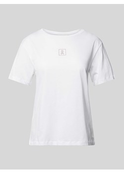 T-shirt z wyhaftowanym logo model ‘MAARLA’ ze sklepu Peek&Cloppenburg  w kategorii Bluzki damskie - zdjęcie 172276170