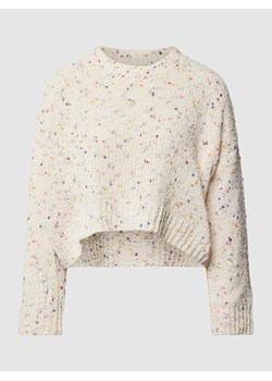 Sweter krótki z dzianiny z okrągłym dekoltem model ‘GRACIE’ ze sklepu Peek&Cloppenburg  w kategorii Swetry damskie - zdjęcie 172276183