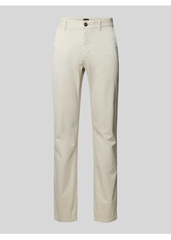 Chinosy o kroju slim fit z wpuszczanymi kieszeniami ze sklepu Peek&Cloppenburg  w kategorii Spodnie męskie - zdjęcie 172276220