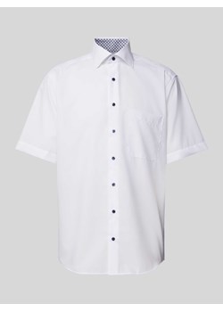 Koszula biznesowa o kroju comfort fit z kołnierzykiem typu kent ze sklepu Peek&Cloppenburg  w kategorii Koszule męskie - zdjęcie 172276282
