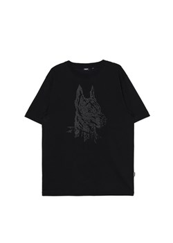 Cropp - T-shirt oversize z printem - czarny ze sklepu Cropp w kategorii T-shirty męskie - zdjęcie 172276761