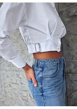 Mohito - Krótka koszula - biały ze sklepu Mohito w kategorii Koszule damskie - zdjęcie 172276831