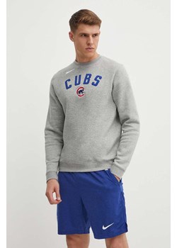 Nike bluza Chicago Cubs męska kolor szary melanżowa ze sklepu ANSWEAR.com w kategorii Bluzy męskie - zdjęcie 172277550