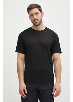 Smartwool t-shirt sportowy Active Ultralite kolor czarny gładki 16544 ze sklepu ANSWEAR.com w kategorii T-shirty męskie - zdjęcie 172278080