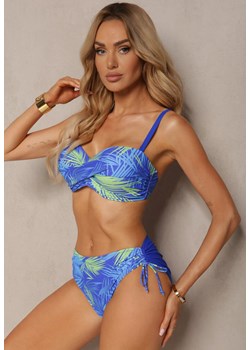 Niebieskie Bikini Dwuczęściowe Usztywniany Biustonosz Majtki Figi Seteria ze sklepu Renee odzież w kategorii Stroje kąpielowe - zdjęcie 172278382