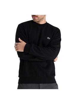 Bluza Lacoste Organic Brushed Cotton Sweatshirt SH9608-031 - czarna ze sklepu streetstyle24.pl w kategorii Bluzy męskie - zdjęcie 172280084