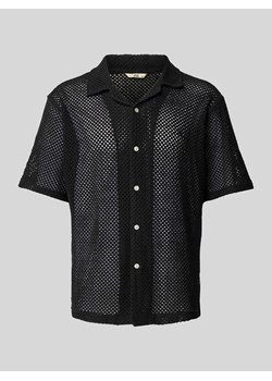 Koszula casualowa o kroju regular fit z ażurowym wzorem model ‘HARRY’ ze sklepu Peek&Cloppenburg  w kategorii Koszule męskie - zdjęcie 172280290
