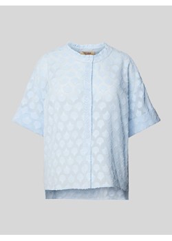 Bluzka z fakturowanym wzorem model ‘Toba’ ze sklepu Peek&Cloppenburg  w kategorii Bluzki damskie - zdjęcie 172280293