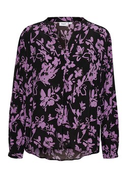 SAINT TROPEZ Bluzka w kolorze czarno-fioletowym ze sklepu Limango Polska w kategorii Bluzki damskie - zdjęcie 172281170
