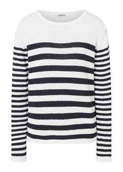 Timezone Sweter w kolorze granatowo-białym ze sklepu Limango Polska w kategorii Swetry damskie - zdjęcie 172281441