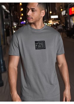 Sinsay - Koszulka z nadrukiem - szary ze sklepu Sinsay w kategorii T-shirty męskie - zdjęcie 172282622