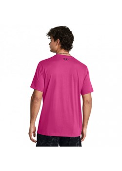 Męska koszulka treningowa Under Armour UA Project Rock Brahma Bull SS - różowa ze sklepu Sportstylestory.com w kategorii T-shirty męskie - zdjęcie 172284242