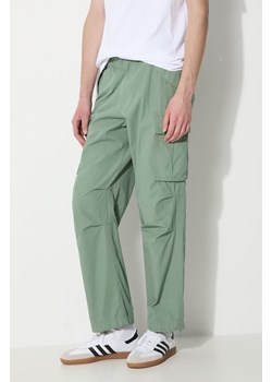 thisisneverthat spodnie bawełniane kolor zielony proste TN241WPARP02 ze sklepu PRM w kategorii Spodnie męskie - zdjęcie 172285040