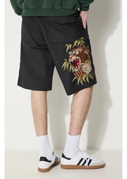 Maharishi szorty Maha Tiger Loose Snoshorts męskie kolor czarny 5099.BLACK ze sklepu PRM w kategorii Spodenki męskie - zdjęcie 172285060