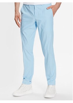 Boss Spodnie materiałowe 50482656 Błękitny Slim Fit ze sklepu MODIVO w kategorii Spodnie męskie - zdjęcie 172288444