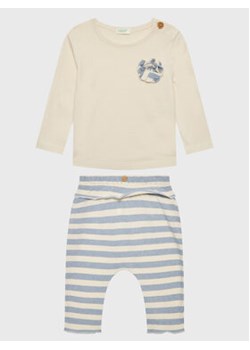 United Colors Of Benetton Komplet bluzka i spodnie 3POMAK002 Kolorowy Regular Fit ze sklepu MODIVO w kategorii Komplety niemowlęce - zdjęcie 172288652