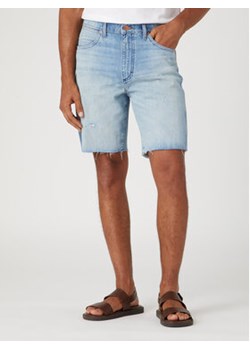 Wrangler Szorty jeansowe Fronitier W16WEI180 112334229 Błękitny Regular Fit ze sklepu MODIVO w kategorii Spodenki męskie - zdjęcie 172288681