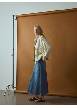 Reserved - Jeansowa spódnica - niebieski ze sklepu Reserved w kategorii Spódnice - zdjęcie 172290874
