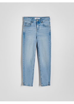 Reserved - Jeansy slim fit - niebieski ze sklepu Reserved w kategorii Jeansy damskie - zdjęcie 172291051