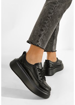 Czarne sneakersy na platformie Arara ze sklepu Zapatos w kategorii Buty sportowe damskie - zdjęcie 172291981