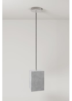 H & M - Lampa Sufitowa Cubo Z Betonu Z Żarówką - Szary ze sklepu H&M w kategorii Lampy wiszące - zdjęcie 172292292