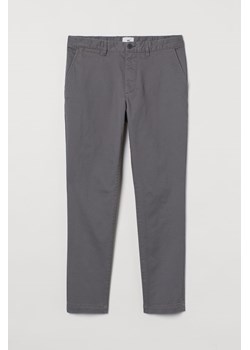 H & M - Spodnie chinos Slim fit - Szary ze sklepu H&M w kategorii Spodnie męskie - zdjęcie 172292301
