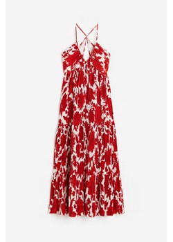 H & M - Długa sukienka plisowana - Czerwony ze sklepu H&M w kategorii Sukienki - zdjęcie 172292380