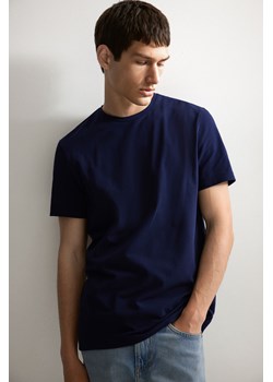 H & M - T-shirt Slim Fit - Niebieski ze sklepu H&M w kategorii T-shirty męskie - zdjęcie 172292391