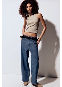 H & M - Baggy Low Jeans - Niebieski ze sklepu H&M w kategorii Jeansy damskie - zdjęcie 172292400
