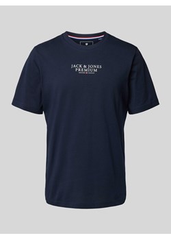 T-shirt z nadrukiem z logo ze sklepu Peek&Cloppenburg  w kategorii T-shirty męskie - zdjęcie 172292494