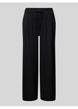 Spodnie materiałowe o kroju regular fit z tunelem model ‘Pandinna’ ze sklepu Peek&Cloppenburg  w kategorii Spodnie damskie - zdjęcie 172292593