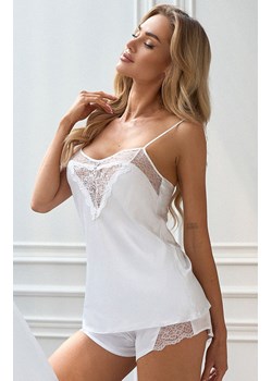 Seksowna piżama damska dwuczęściowa biała Doreen, Kolor biały, Rozmiar S, DKaren ze sklepu Primodo w kategorii Piżamy damskie - zdjęcie 172294122
