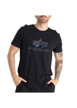 Koszulka Alpha Industries Basic T Rainbow Ref 100501RR03 - czarna ze sklepu streetstyle24.pl w kategorii T-shirty męskie - zdjęcie 172294451