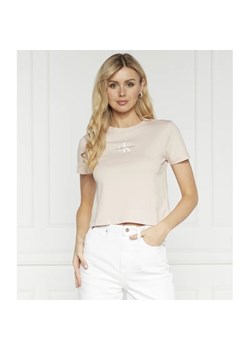 CALVIN KLEIN JEANS T-shirt | Slim Fit ze sklepu Gomez Fashion Store w kategorii Bluzki damskie - zdjęcie 172294572