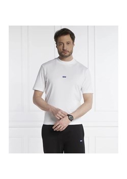 Hugo Blue T-shirt Nieros | Regular Fit ze sklepu Gomez Fashion Store w kategorii T-shirty męskie - zdjęcie 172294623