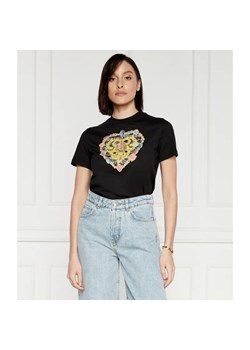Versace Jeans Couture T-shirt | Regular Fit ze sklepu Gomez Fashion Store w kategorii Bluzki damskie - zdjęcie 172295450