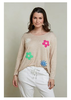 Curvy Lady Sweter w kolorze beżowym ze sklepu Limango Polska w kategorii Swetry damskie - zdjęcie 172295651