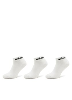 adidas Skarpety Niskie Unisex Linear Ankle Socks Cushioned Socks 3 Pairs HT3457 Biały ze sklepu MODIVO w kategorii Skarpetki damskie - zdjęcie 172296572