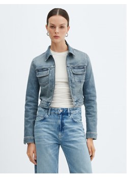 Mango Kurtka jeansowa Violeta 67085742 Niebieski Slim Fit ze sklepu MODIVO w kategorii Kurtki damskie - zdjęcie 172296823