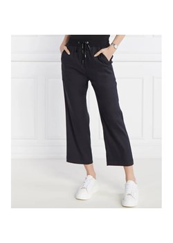 Marc Cain Lniane spodnie pants | Cropped Fit ze sklepu Gomez Fashion Store w kategorii Spodnie damskie - zdjęcie 172299421