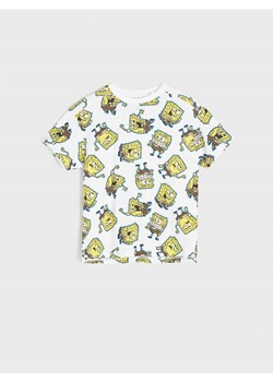 Sinsay - Koszulka SpongeBob - biały ze sklepu Sinsay w kategorii T-shirty chłopięce - zdjęcie 172301480
